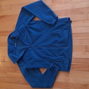 Columbia Women's Zip-Up Fleece, Size Medium, Blue